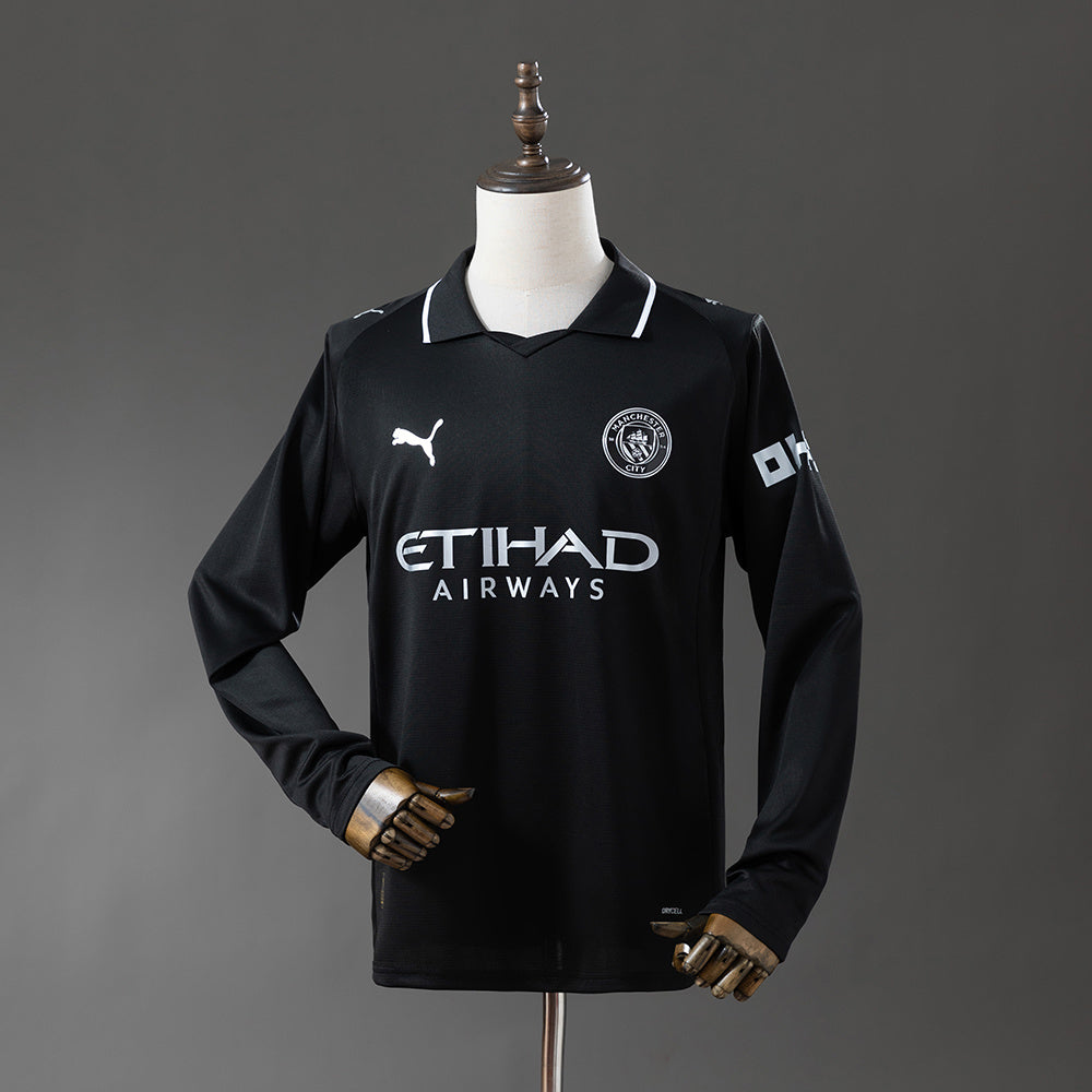 Camisola Manchester City Alternativa Manga Comprida 2025/26