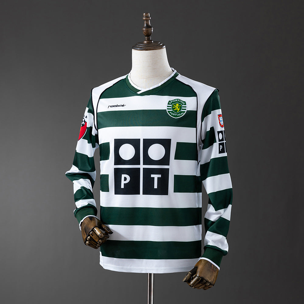 Camisola Sporting Principal 2002 Manga Comprida