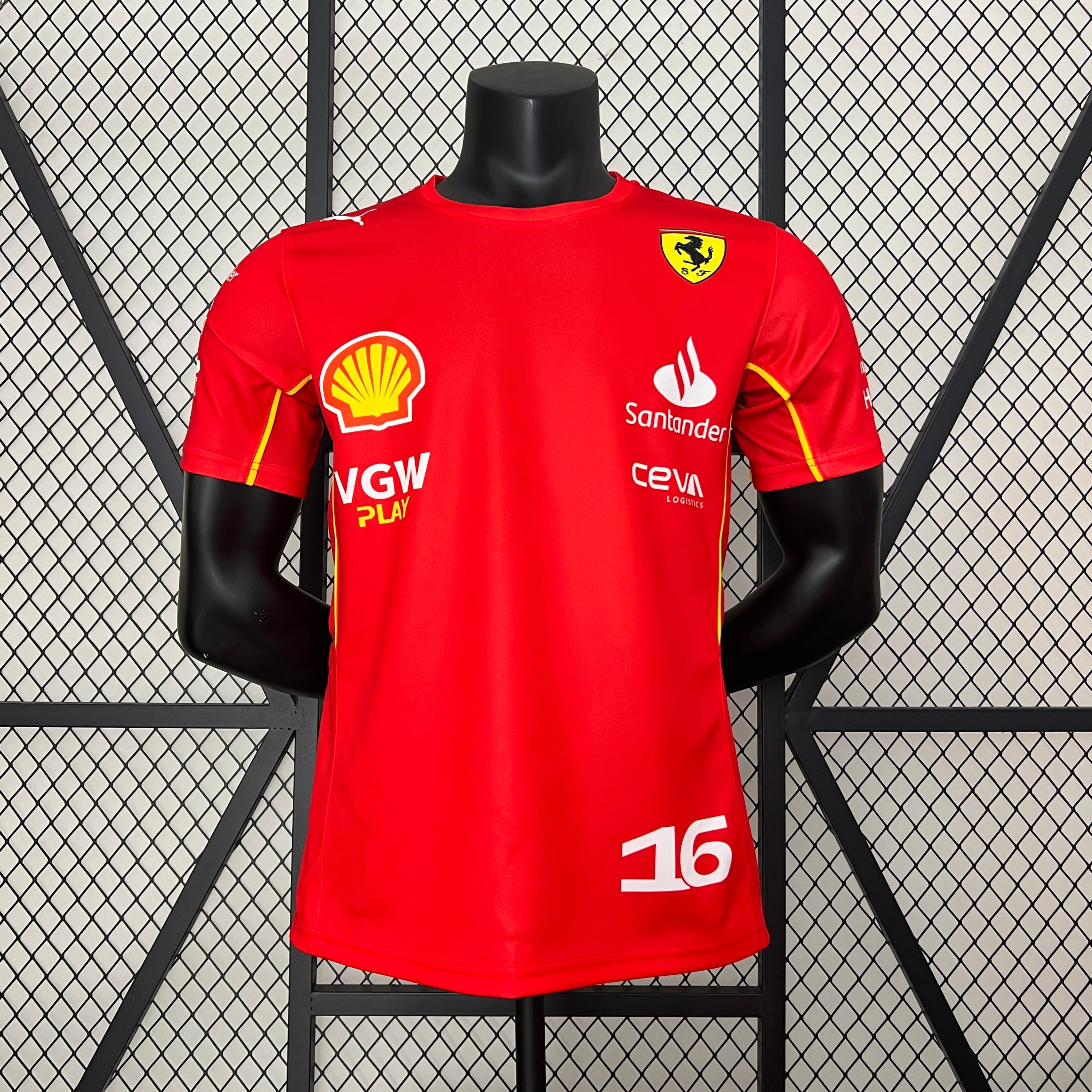 Camisola Ferrari Charles Leclerc 2024