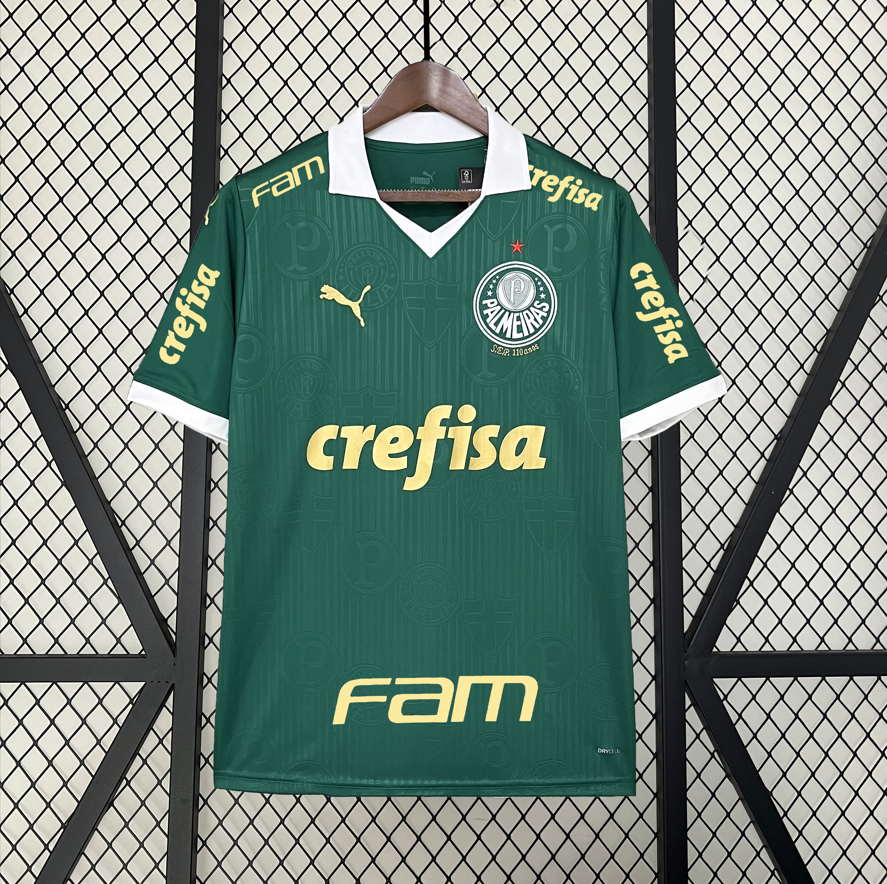 Camisola Principal Palmeiras 2024/25 Todos os Patrocínios