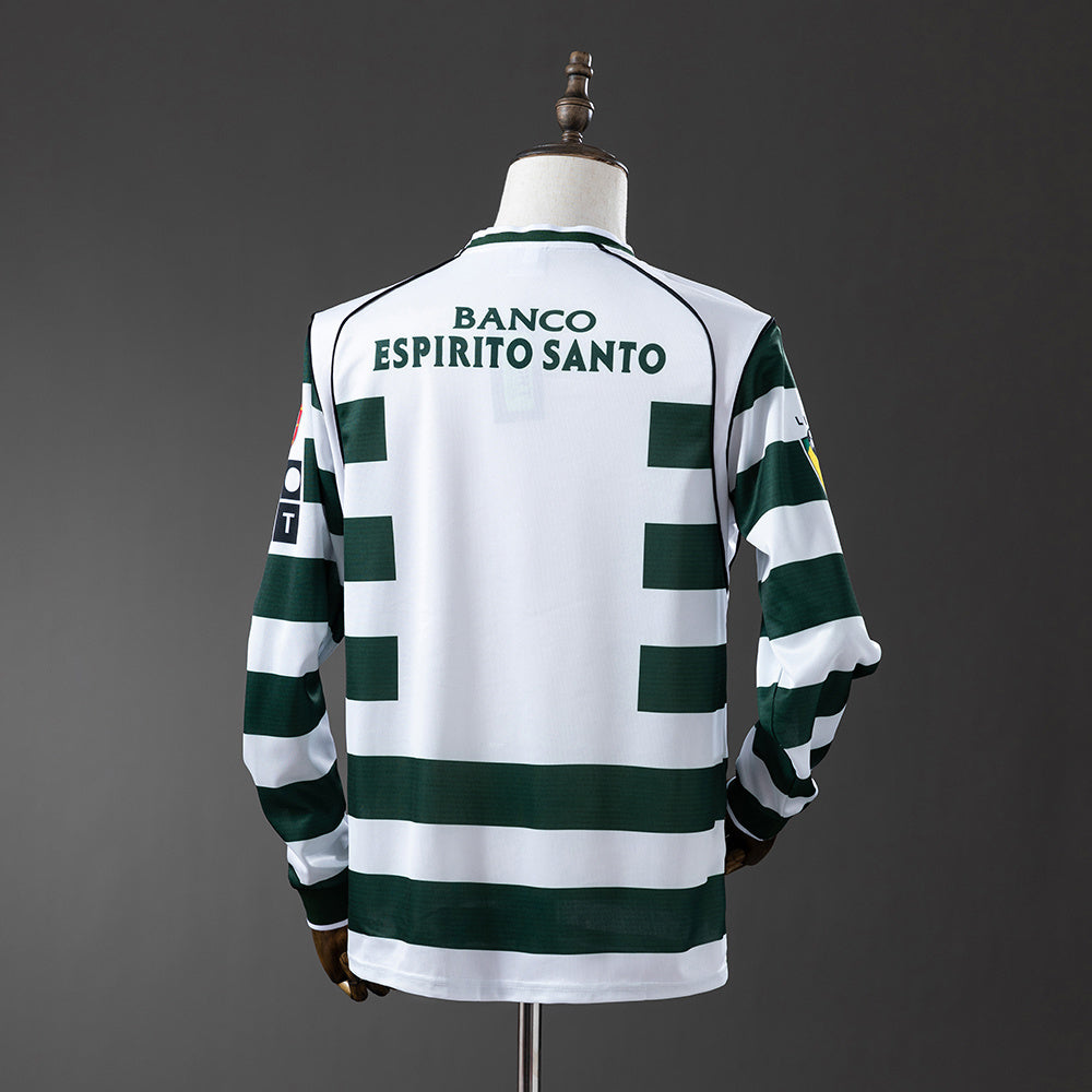 Camisola Sporting Principal 2002 Manga Comprida