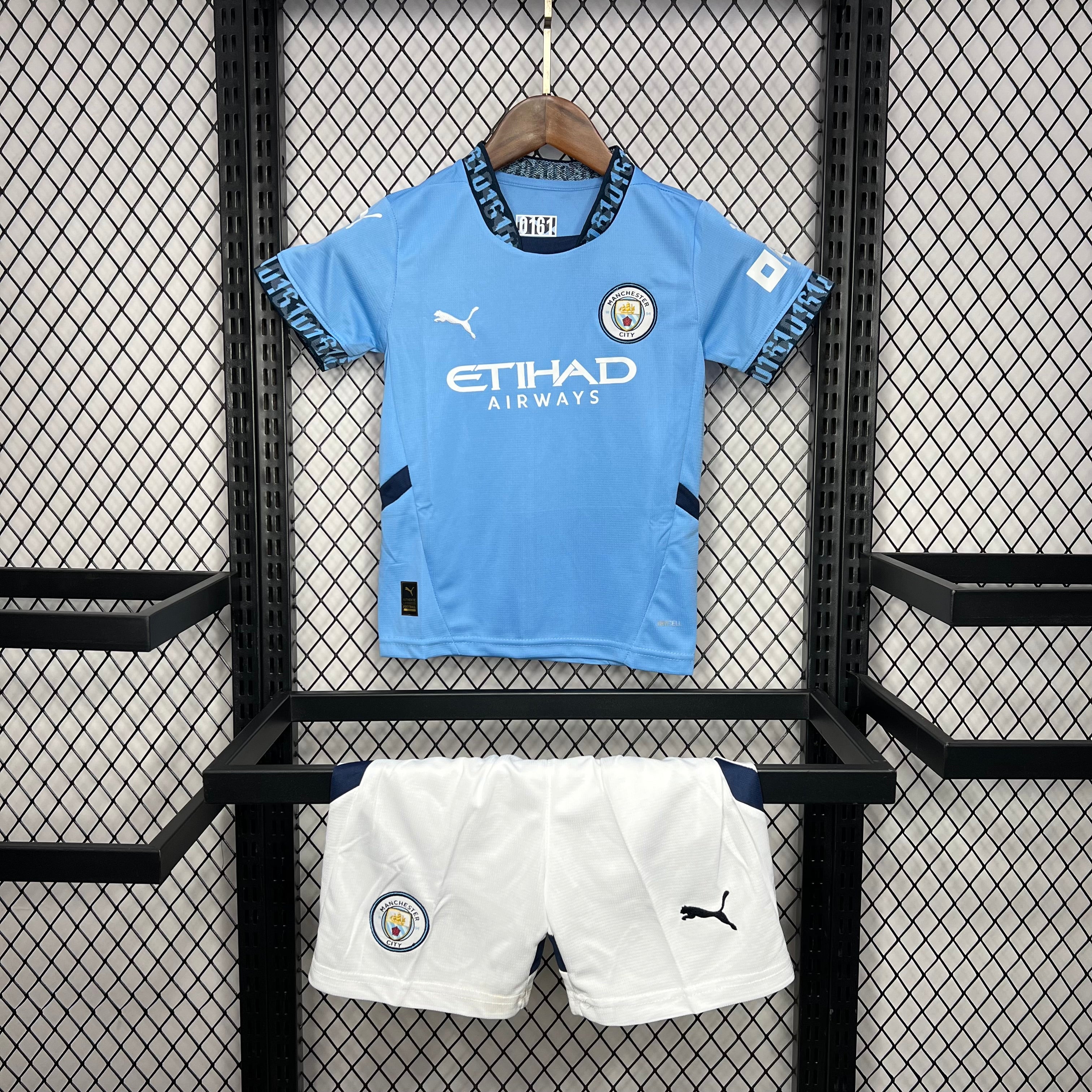 Kit Criança Manchester City Principal 2024/25