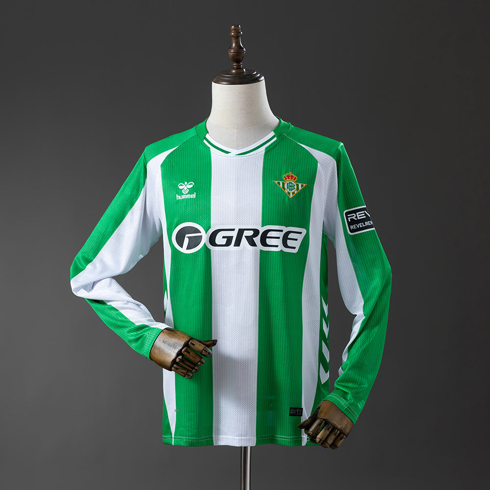 Camisola Betis Principal Manga Comprida 2025/26